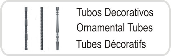 Tubos decorativos